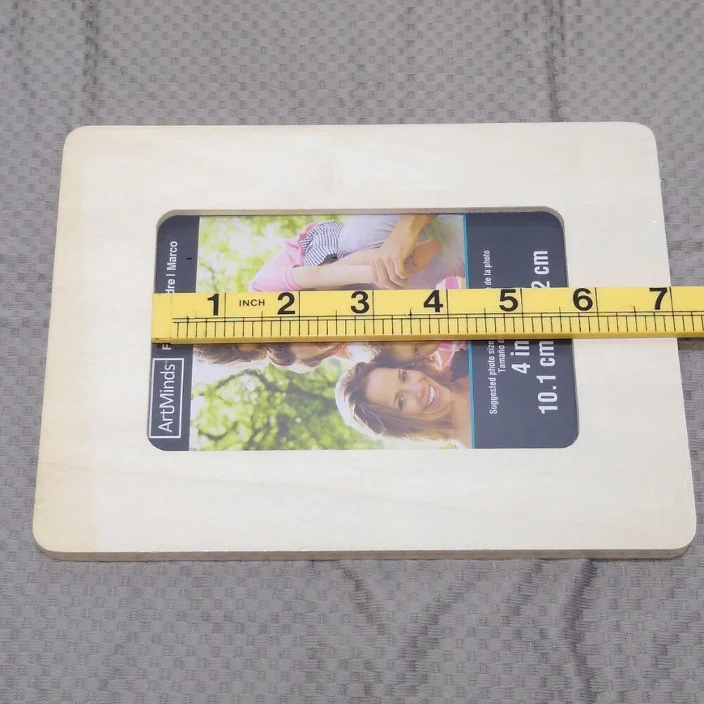 ArtMinds Unfinished Frame 4x6 in. Set of 2 Portrait or Landscape Natural Finish